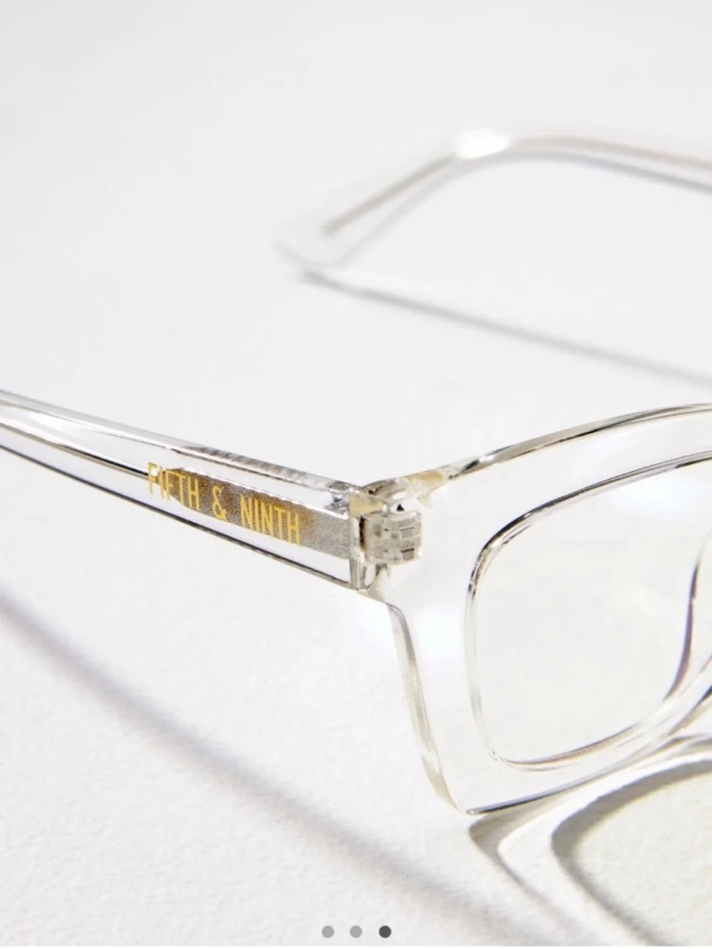 Anthropologie Helena, Blue Light Glasses, Clear Translucent Frame